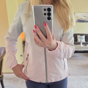 New Balance Women's Light Pink and Blue Ombre Jacket